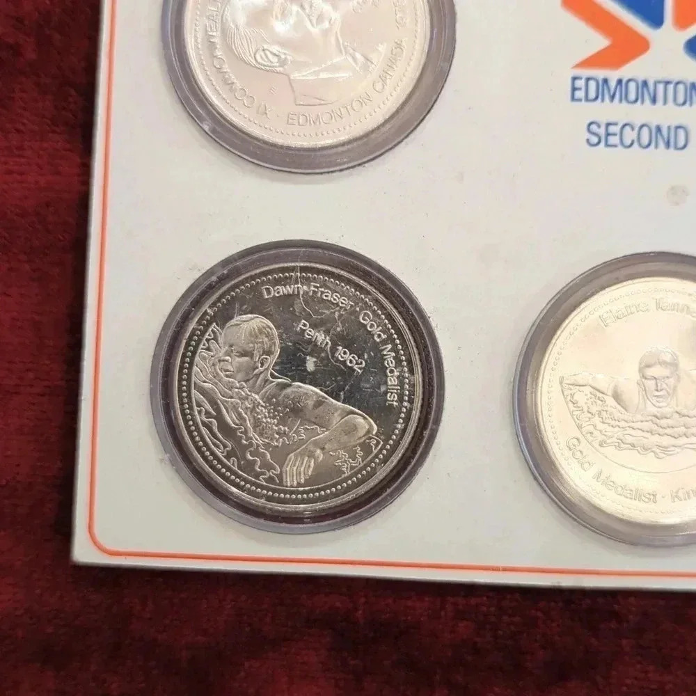 Edmonton Commonwealth Games Commemorative Medallions (2) - Picture 4 of 7